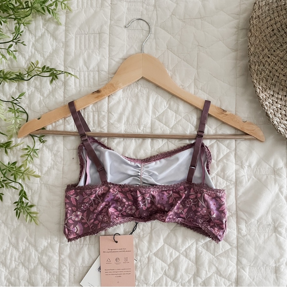 Spell Dahlia Bralette in Mulberry - Picture 3 of 4